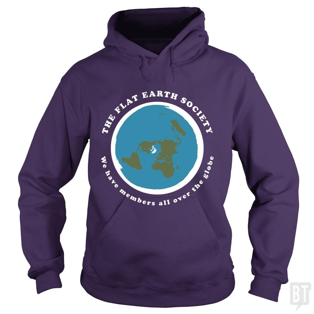 Flat Earth Society - BustedTees.com