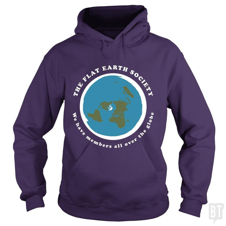 Flat Earth Society - BustedTees.com