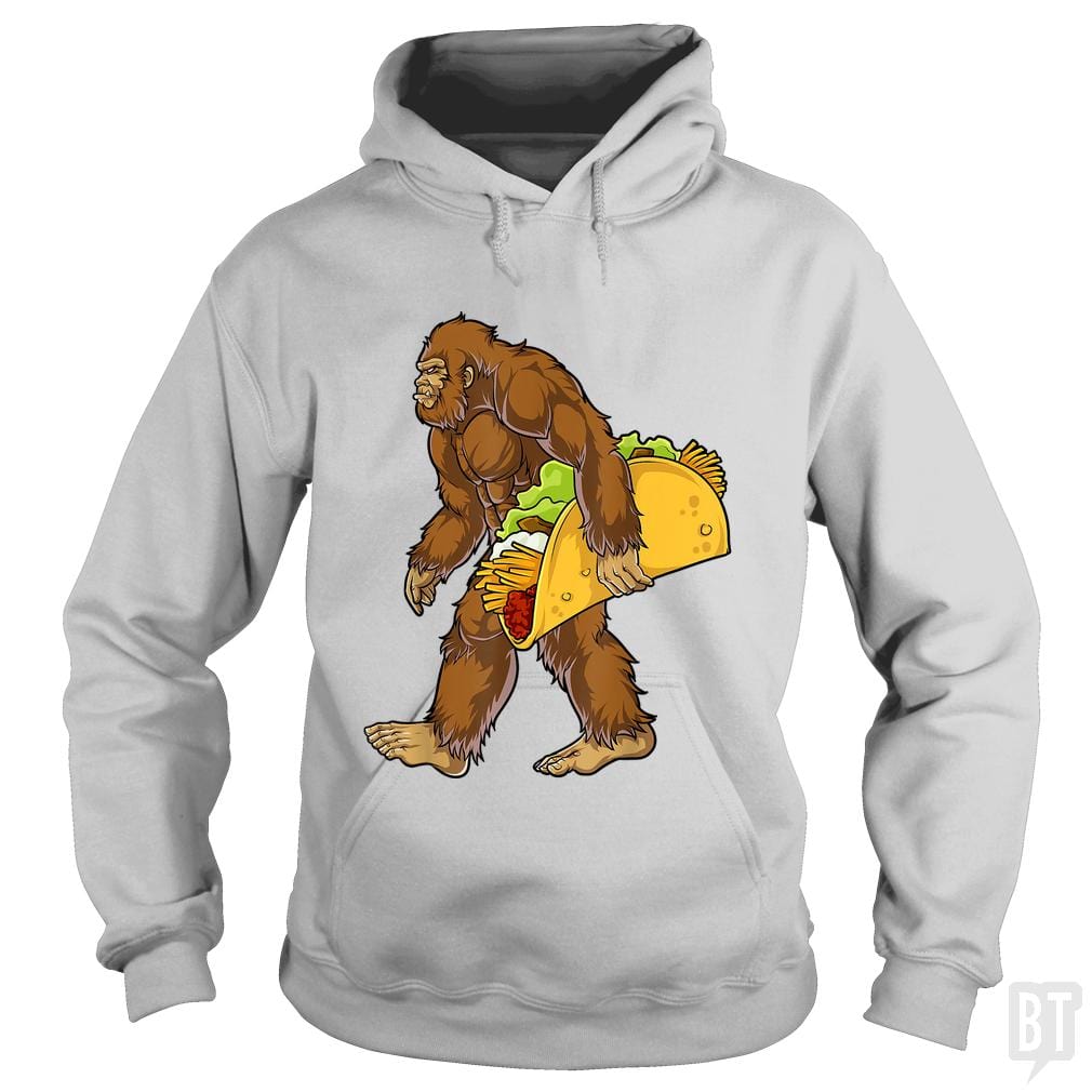 Bigfoot Carrying Taco - BustedTees.com