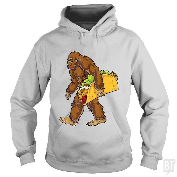Bigfoot Carrying Taco - BustedTees.com