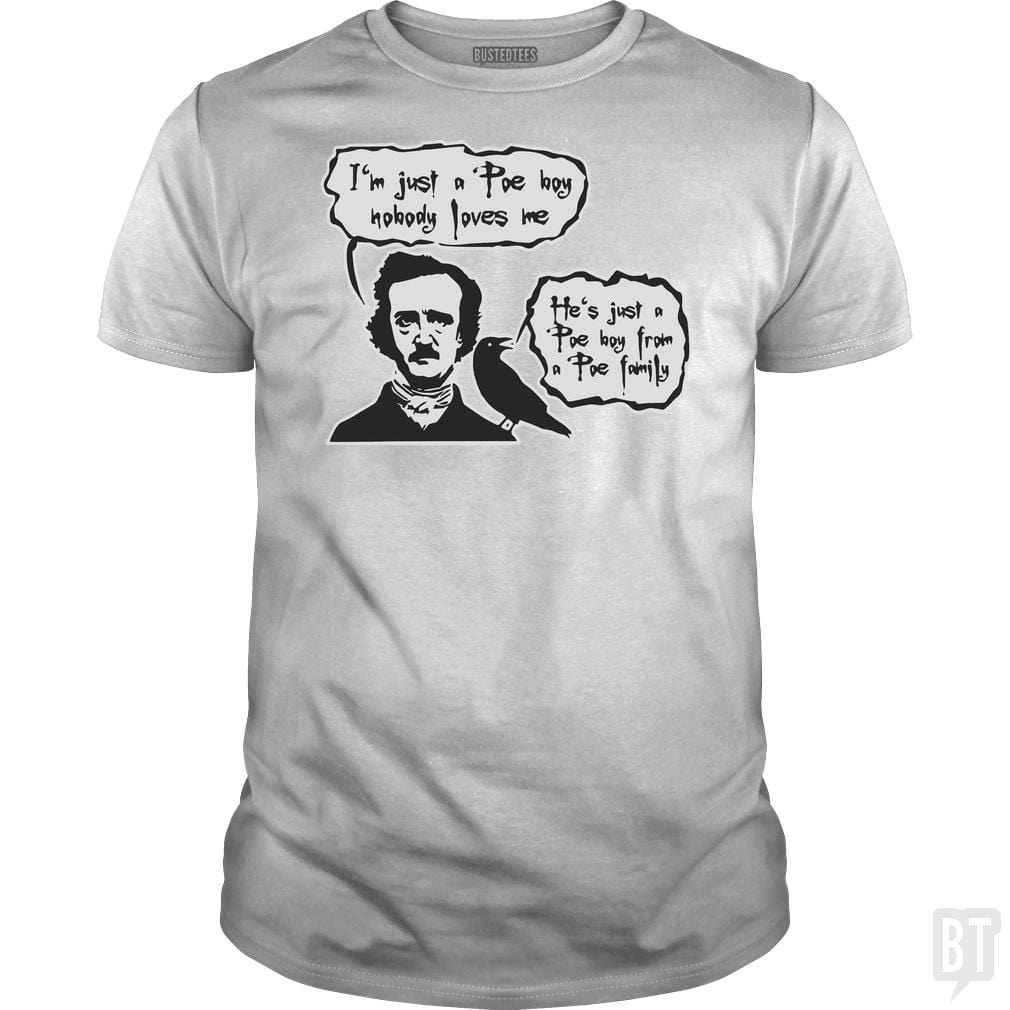 Bohemian Poe, Edgar Allan Poe, Raven - BustedTees.com