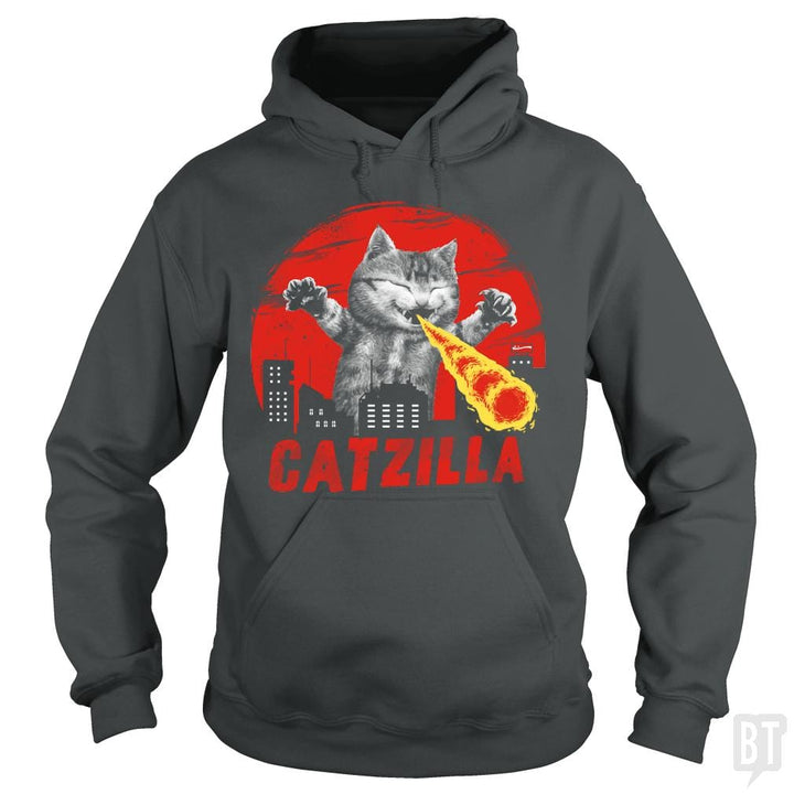 Catzilla - BustedTees.com