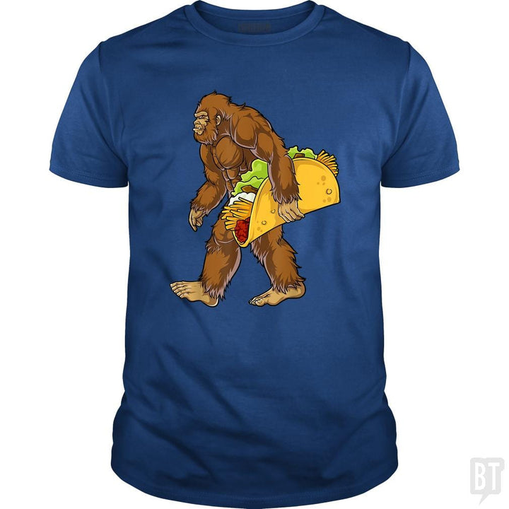 Bigfoot Carrying Taco - BustedTees.com