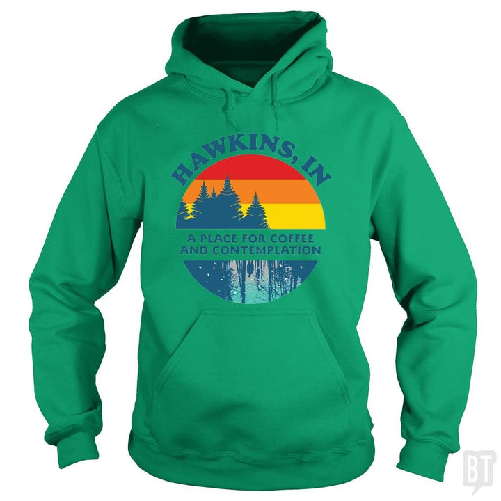 STRANGER THINGS ? Hawkins, IN - BustedTees.com