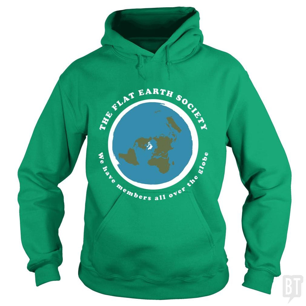 Flat Earth Society - BustedTees.com