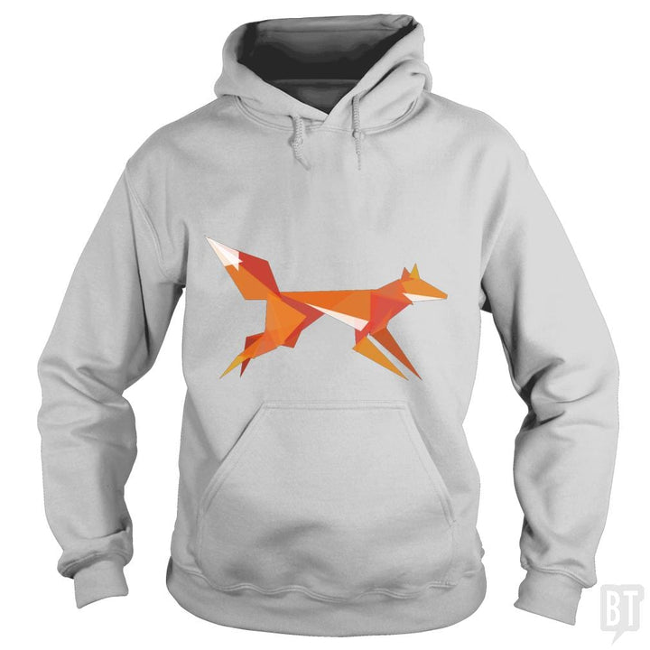 Fractal Geometric Fox - BustedTees.com