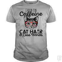 Load image into Gallery viewer, i run on cafeeine t shirt - BustedTees.com
