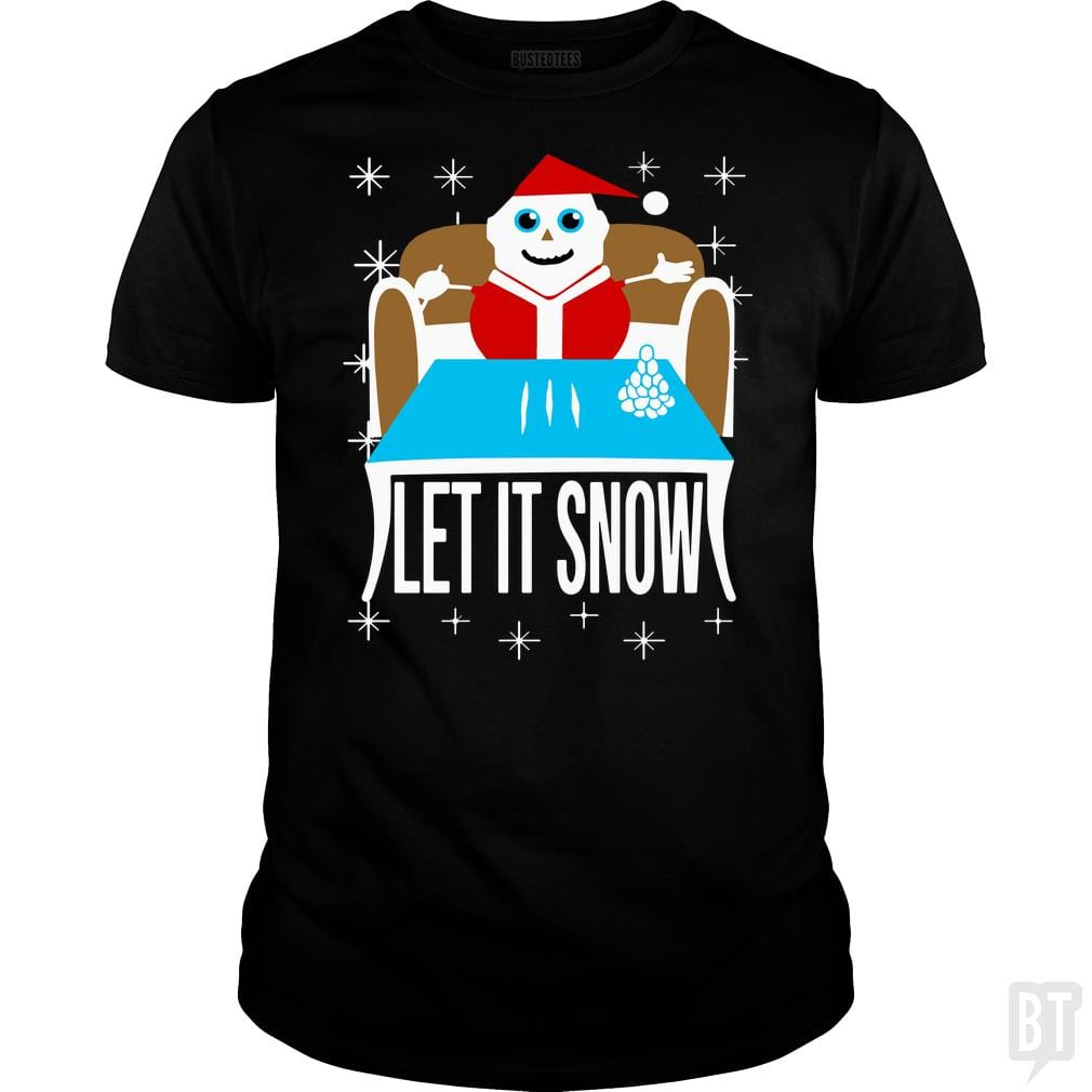 Cocaine Santa - Let It Snow - BustedTees.com
