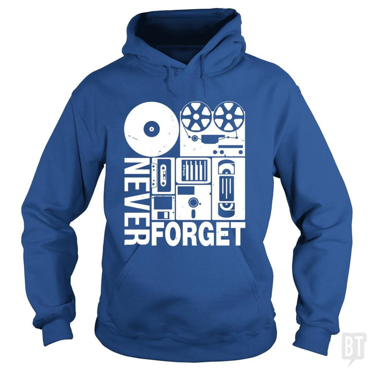 Never Forget Cassette Tape Disk Floppy - BustedTees.com