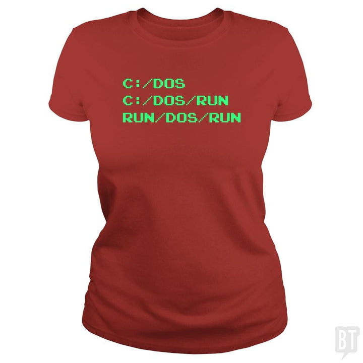 Run/DOS/Run - BustedTees.com