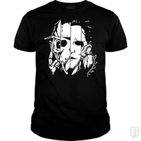 Load image into Gallery viewer, Horror Movie Mashup T Shirt - BustedTees.com
