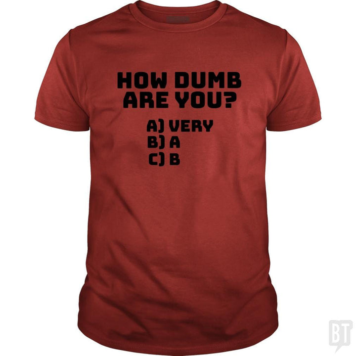 How dumb are you? - BustedTees.com
