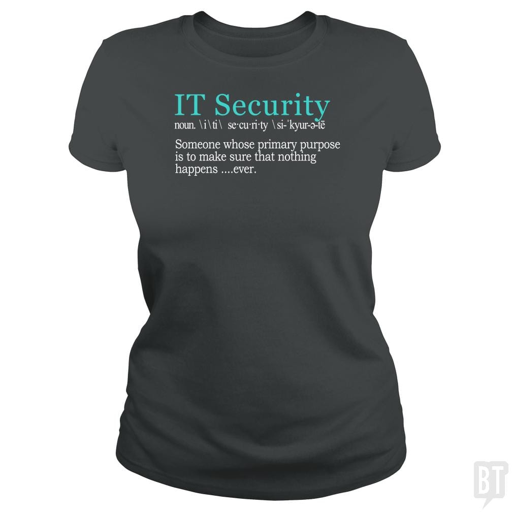 Best Funny IT Security Cybersecurity Definition Gi - BustedTees.com