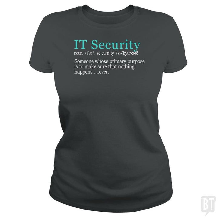 Best Funny IT Security Cybersecurity Definition Gi - BustedTees.com