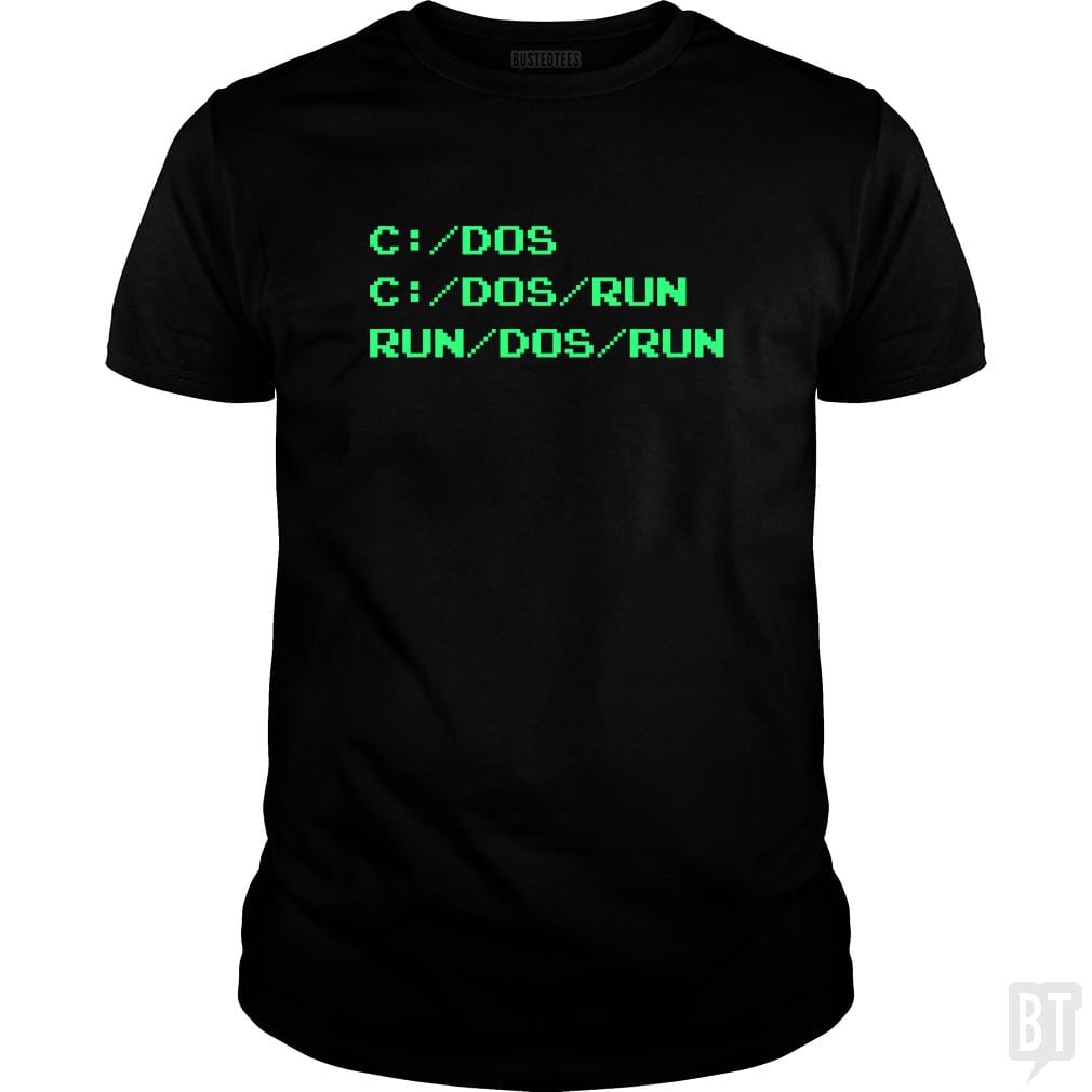 Run/DOS/Run - BustedTees.com