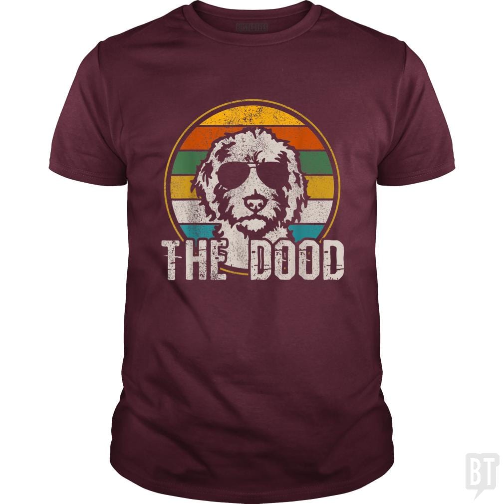 The Dood Vintage Retro Dog - BustedTees.com