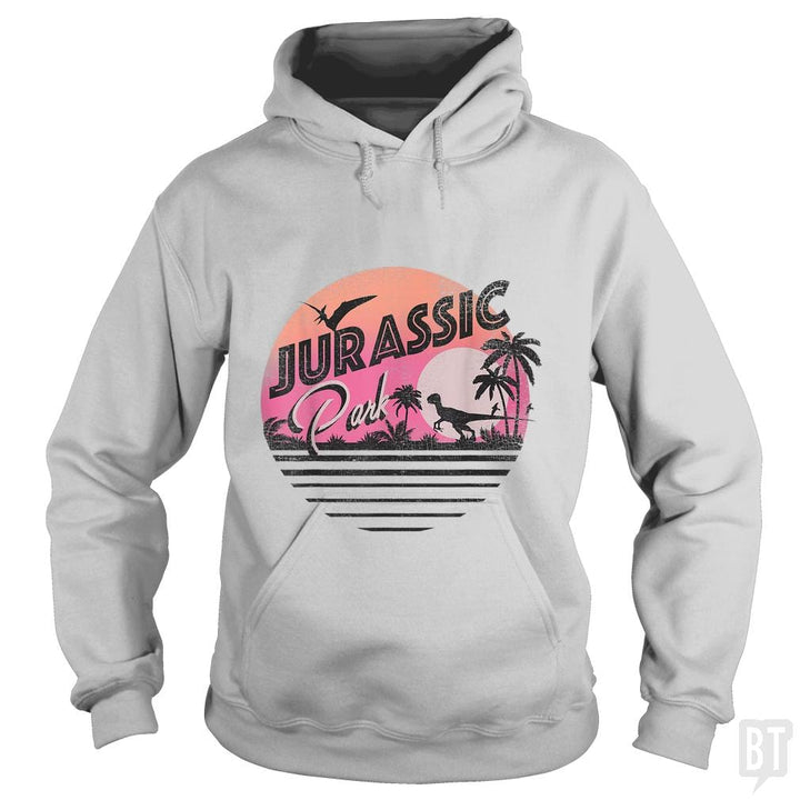 Retro 90's Dinosaur Scene - BustedTees.com