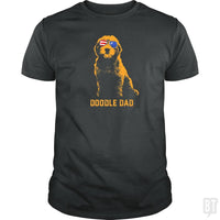 Load image into Gallery viewer, Doodle Dad Men&#39;s Goldendoodle - BustedTees.com
