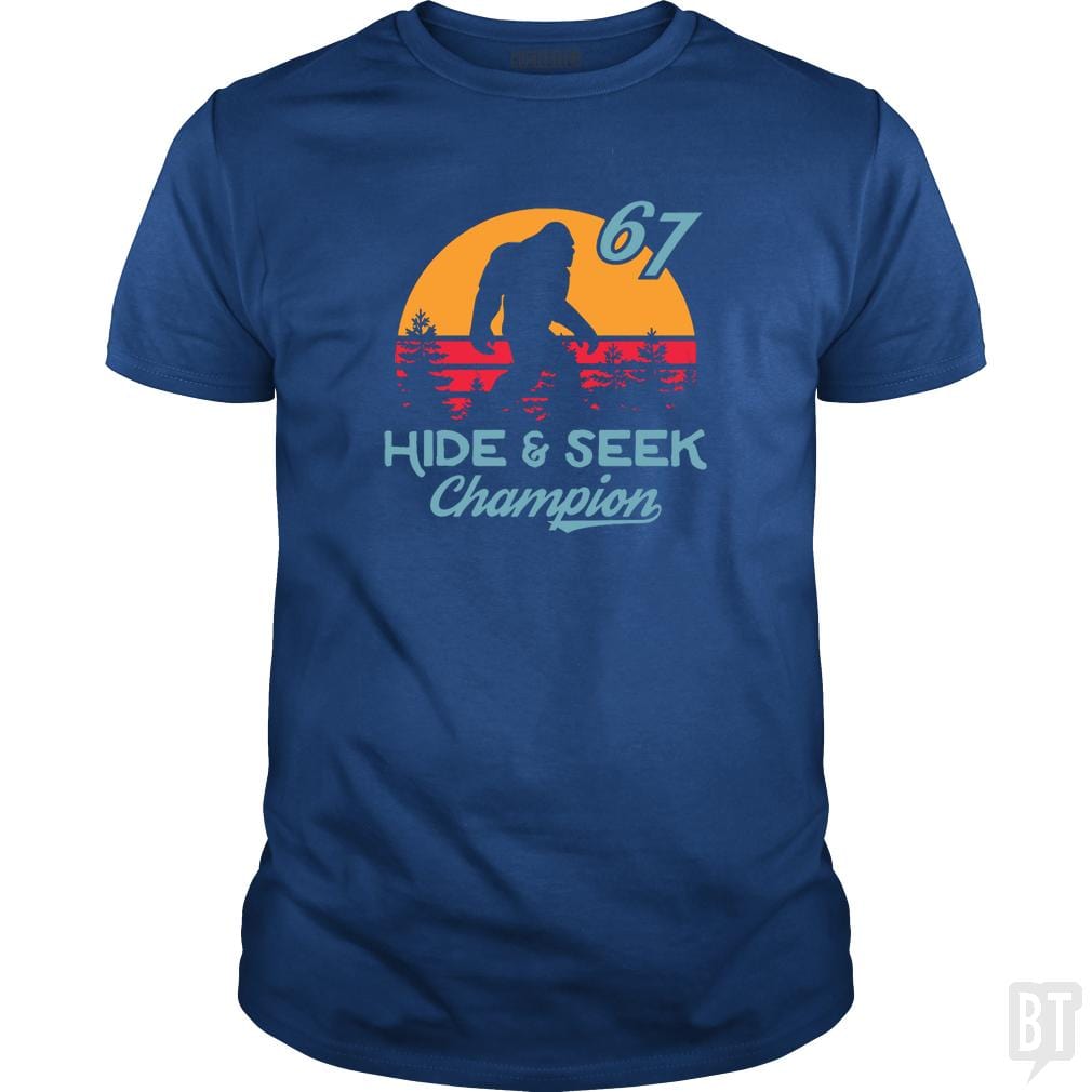 Bigfoot Real Hide And Seek Champion - BustedTees.com