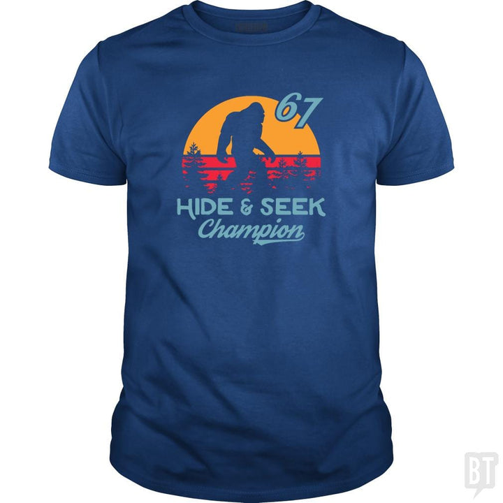 Bigfoot Real Hide And Seek Champion - BustedTees.com