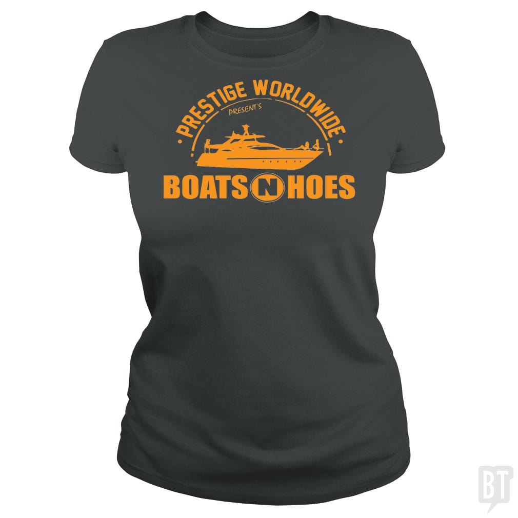 Prestige Worldwide Presents Boats and Hoes shirt - BustedTees.com