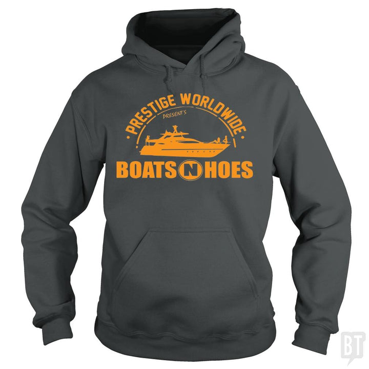 Prestige Worldwide Presents Boats and Hoes shirt - BustedTees.com