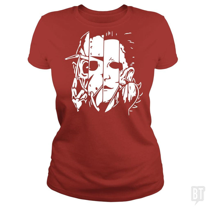 Horror Movie Mashup T Shirt - BustedTees.com