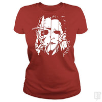 Load image into Gallery viewer, Horror Movie Mashup T Shirt - BustedTees.com

