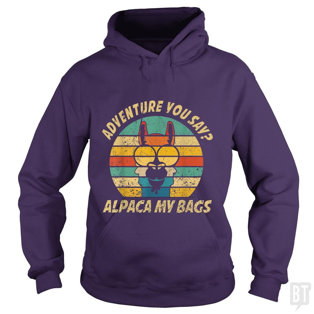 Vintage Alpaca Adventure You Say? Alpaca My Bags - BustedTees.com
