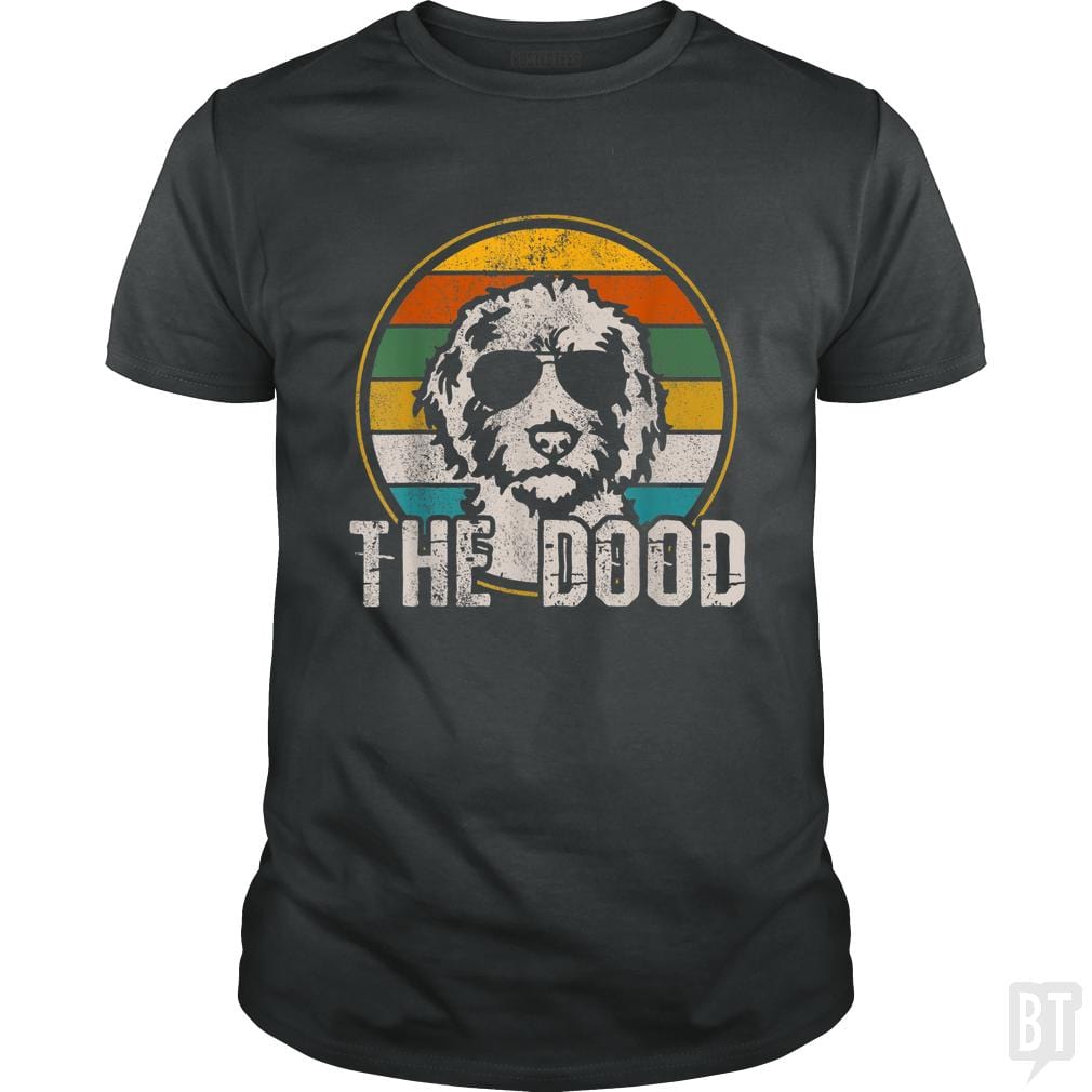 The Dood Vintage Retro Dog - BustedTees.com