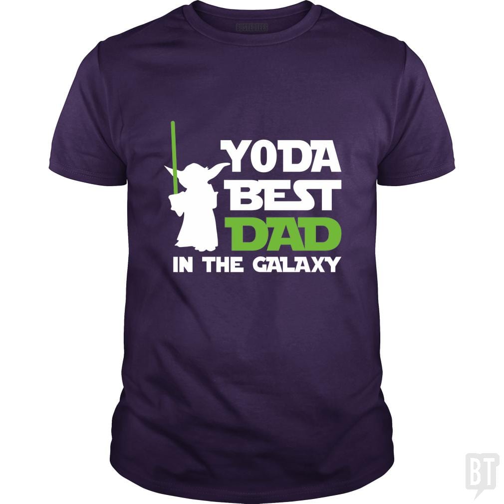 Yoda Best Dad In The Galaxy - BustedTees.com
