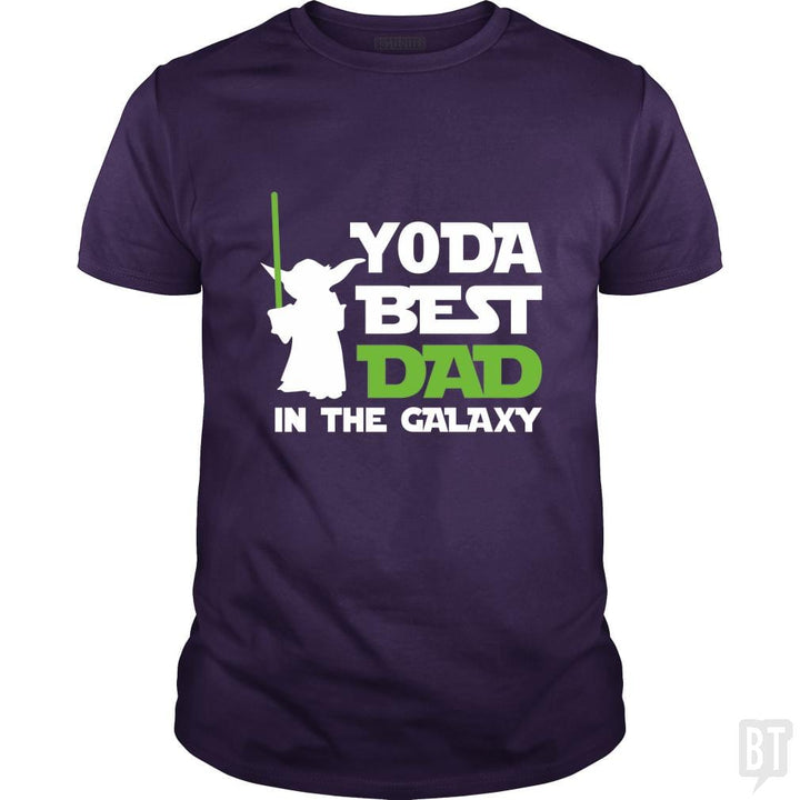 Yoda Best Dad In The Galaxy - BustedTees.com