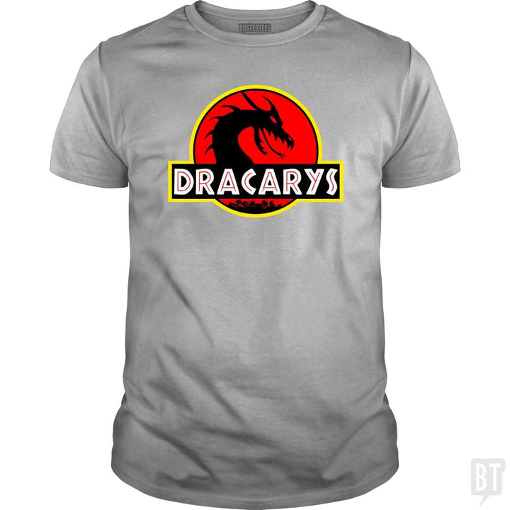 Dracarys Jurassic Dragon Thrones Parody T-Shirt - BustedTees.com