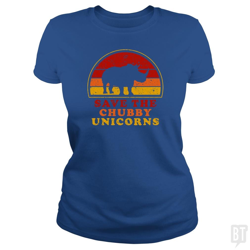 Save The Chubby Unicorns - BustedTees.com