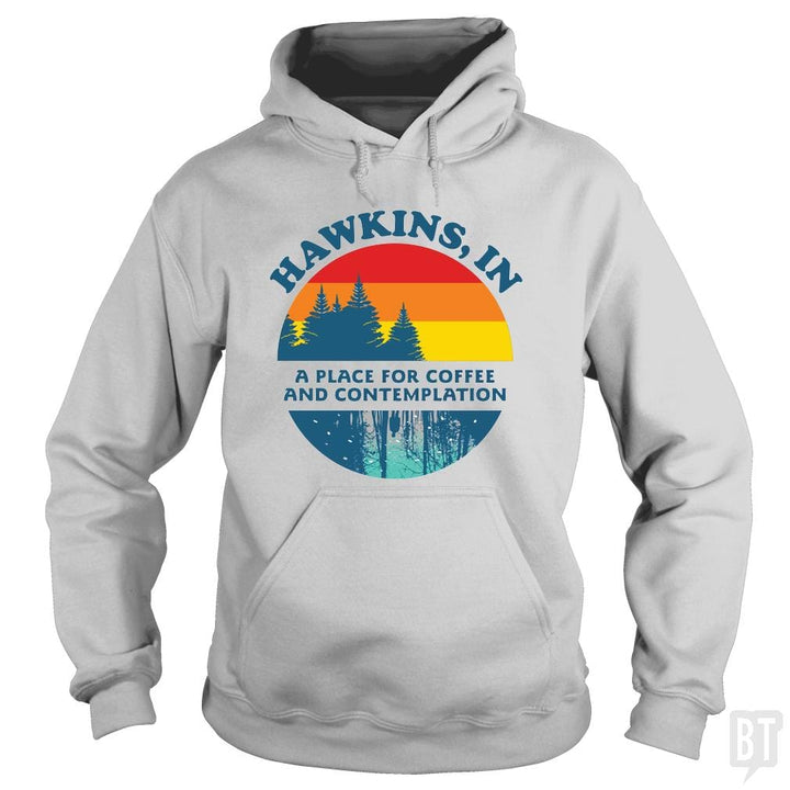 STRANGER THINGS ? Hawkins, IN - BustedTees.com