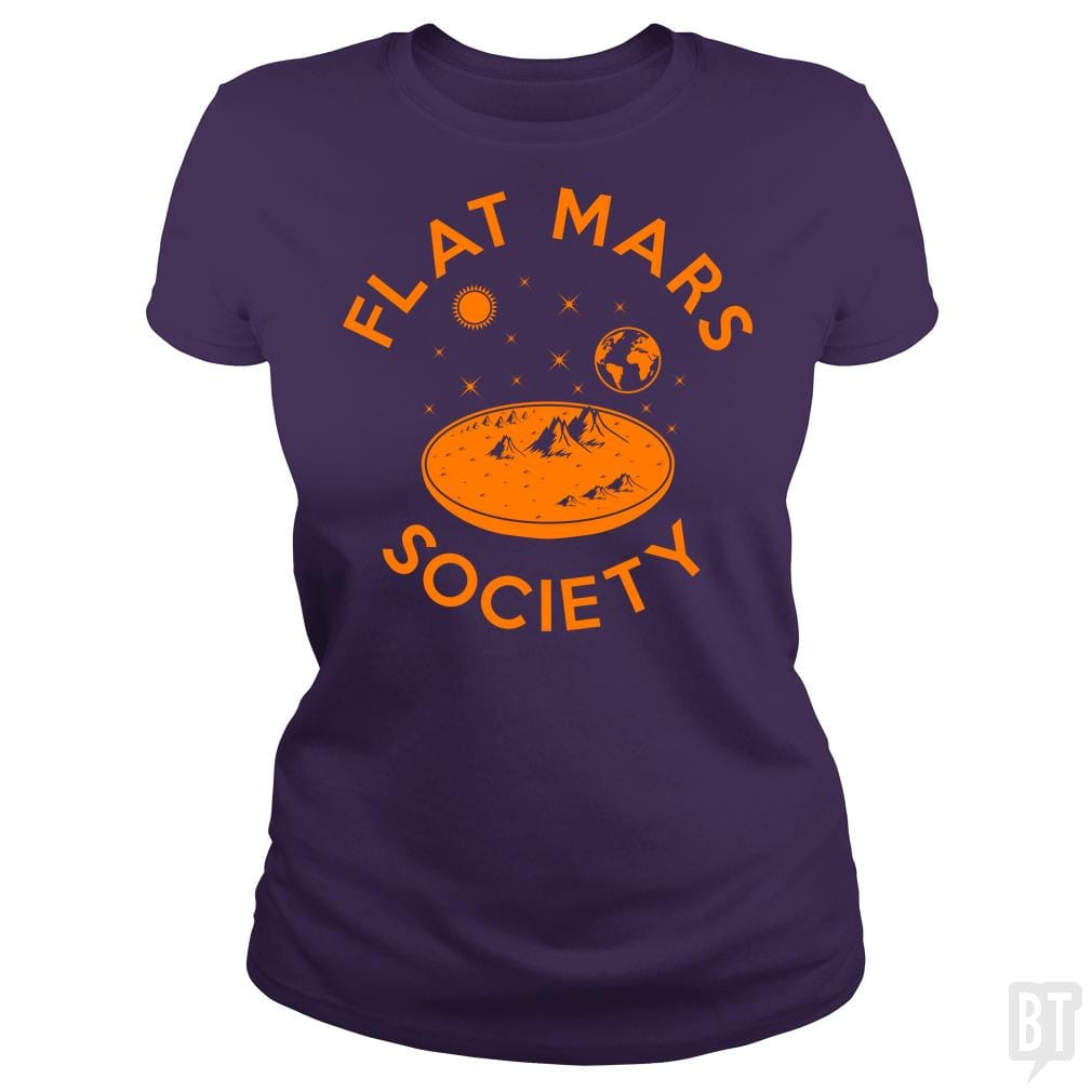 Flat Mars Society - BustedTees.com