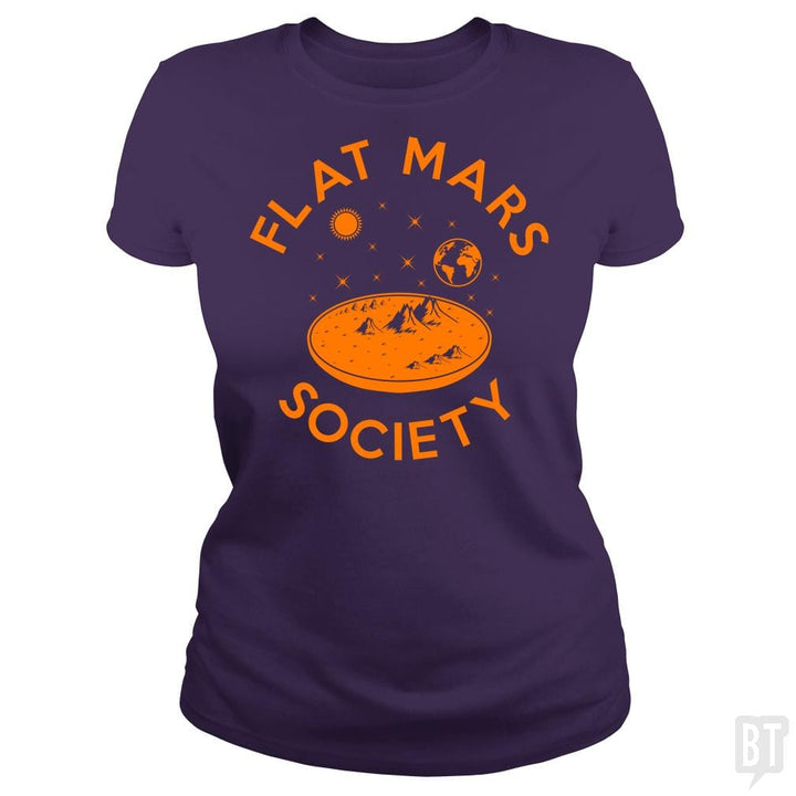 Flat Mars Society - BustedTees.com