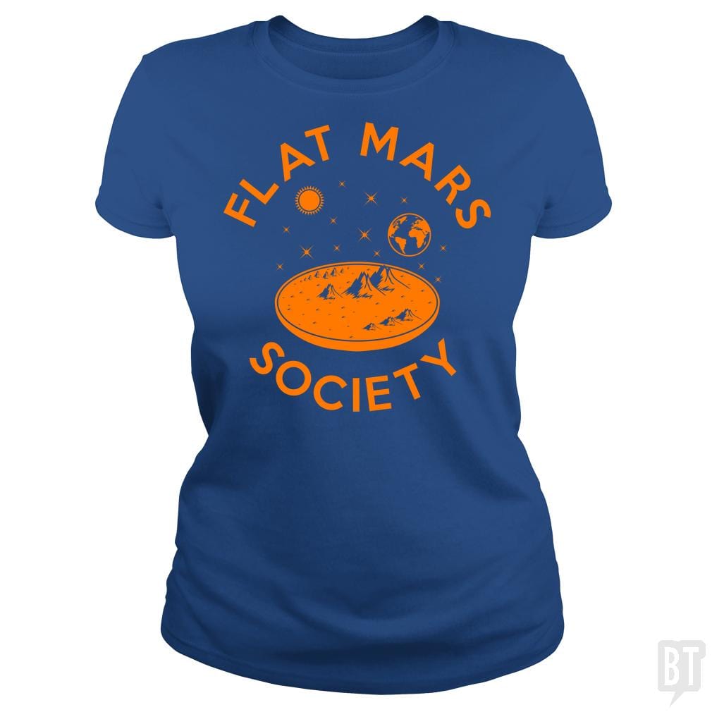 Flat Mars Society - BustedTees.com