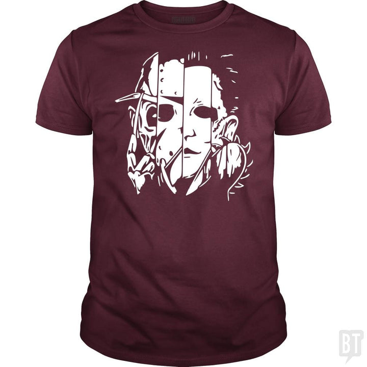 Horror Movie Mashup T Shirt - BustedTees.com