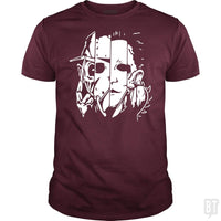 Load image into Gallery viewer, Horror Movie Mashup T Shirt - BustedTees.com
