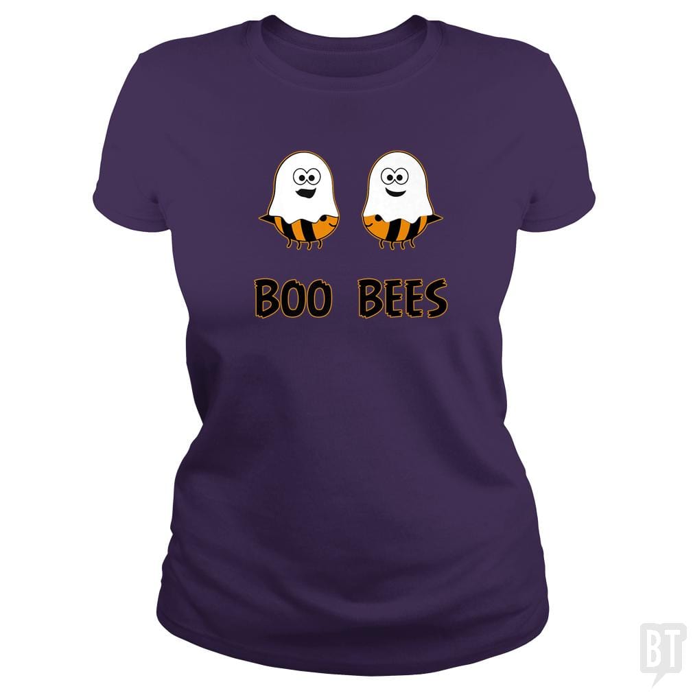 Boo Bees Halloween Ghosts and Bees - BustedTees.com