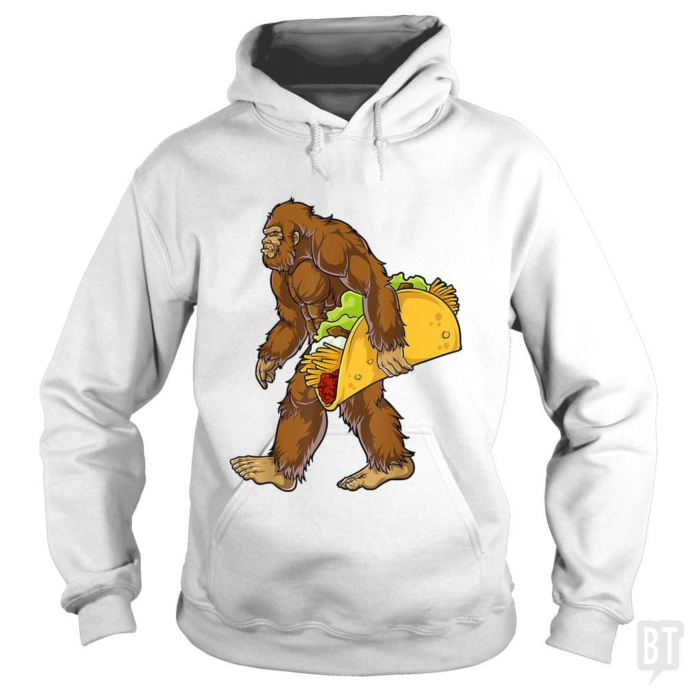 Bigfoot Carrying Taco - BustedTees.com