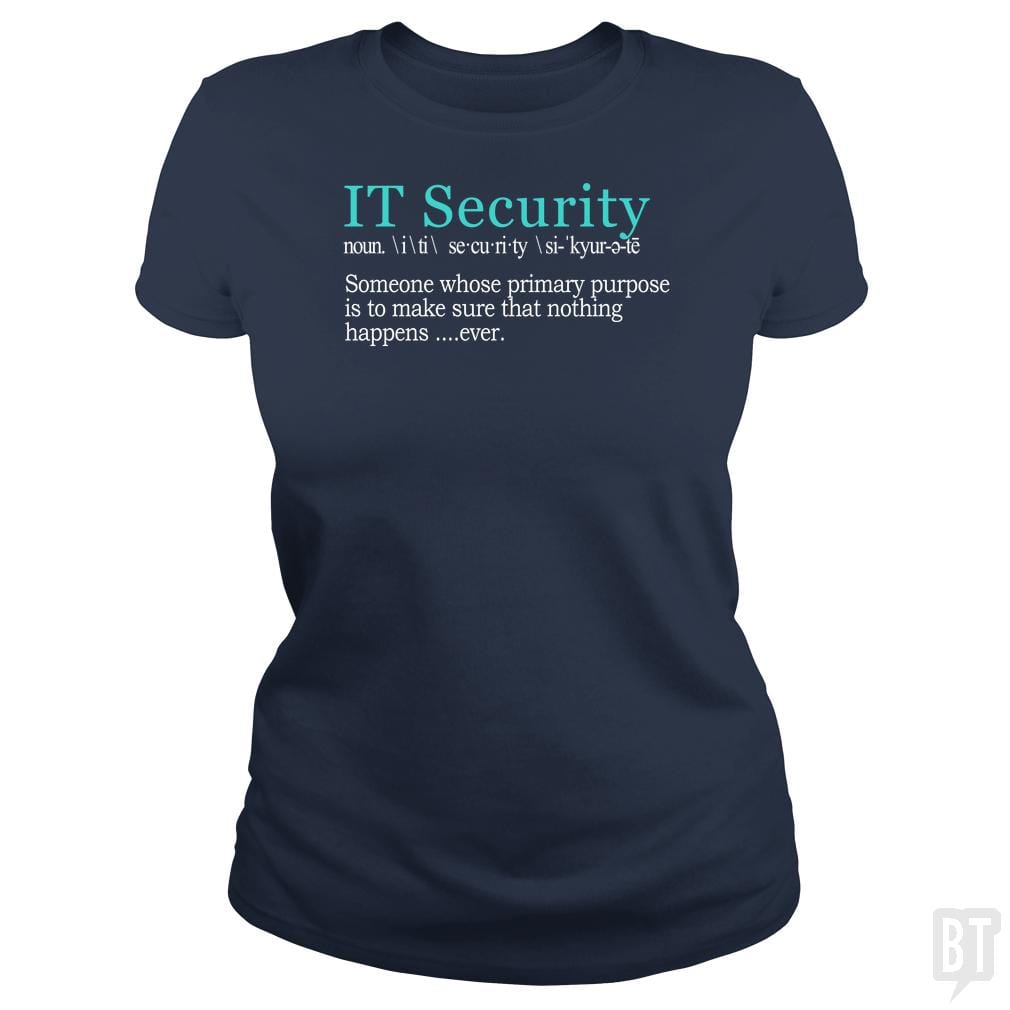Best Funny IT Security Cybersecurity Definition Gi - BustedTees.com