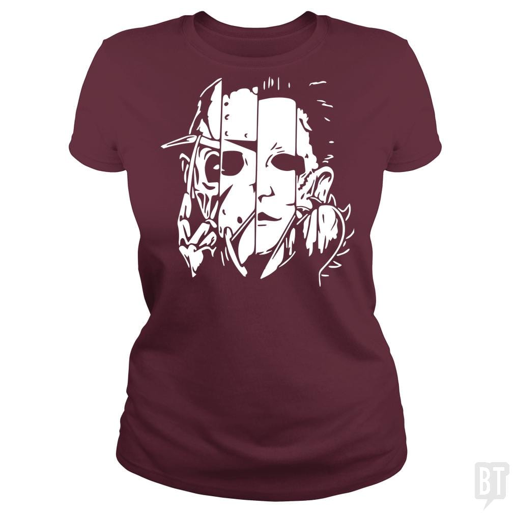 Horror Movie Mashup T Shirt - BustedTees.com