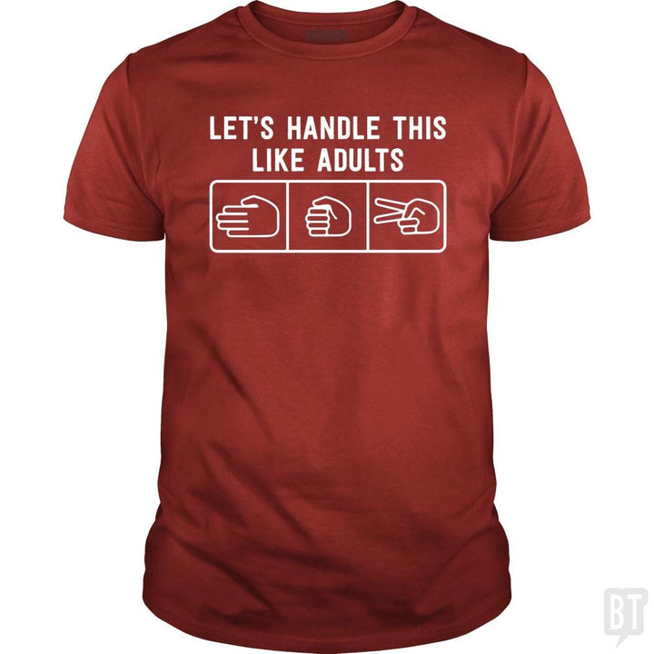 Rock Paper Scissors - BustedTees.com