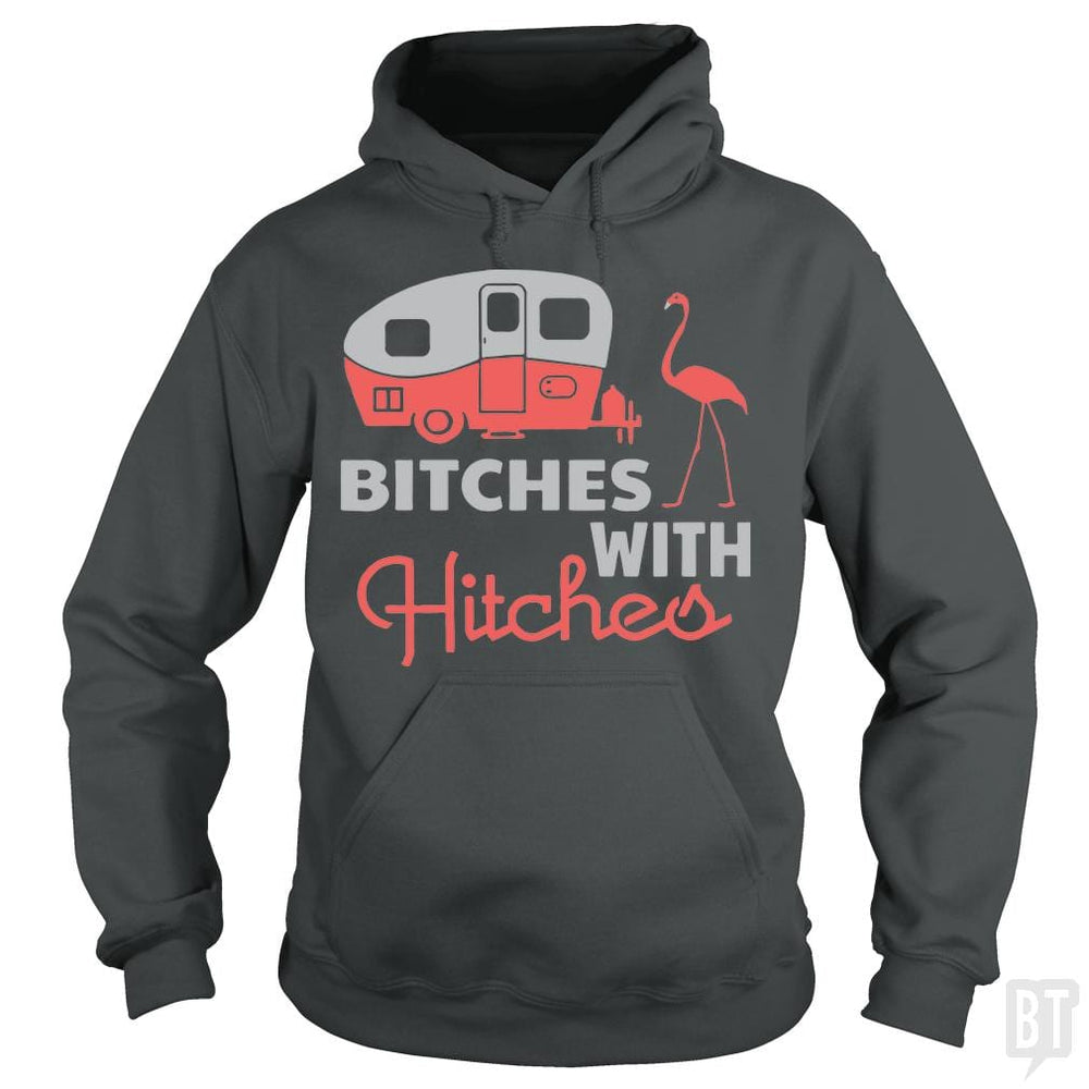 Bitches with hitches t shirt - BustedTees.com