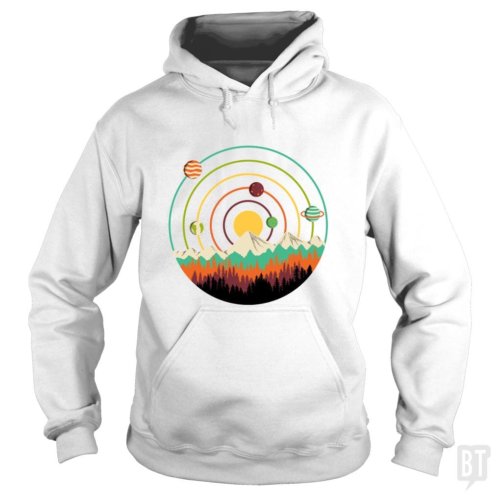 Planets Lanscape - BustedTees.com