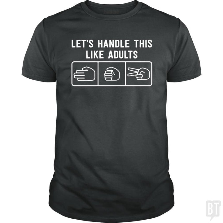 Rock Paper Scissors - BustedTees.com