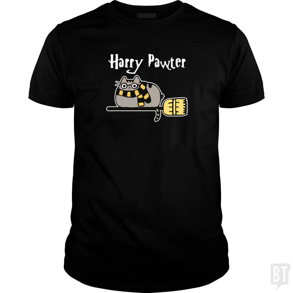 Harry Pawter Shirt Paw Cat Lover Fantasy - BustedTees.com