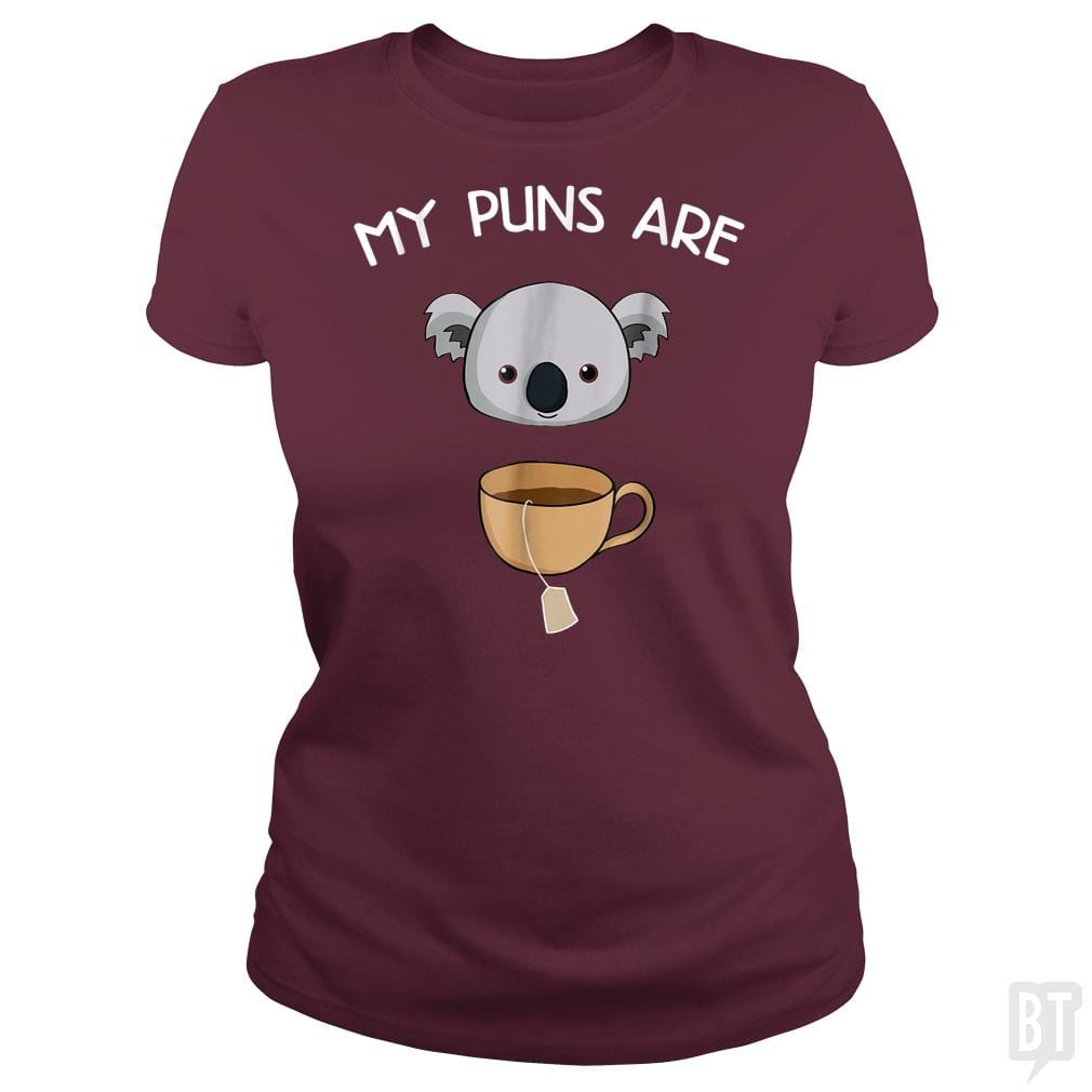 My Puns Are Koala Tea - BustedTees.com